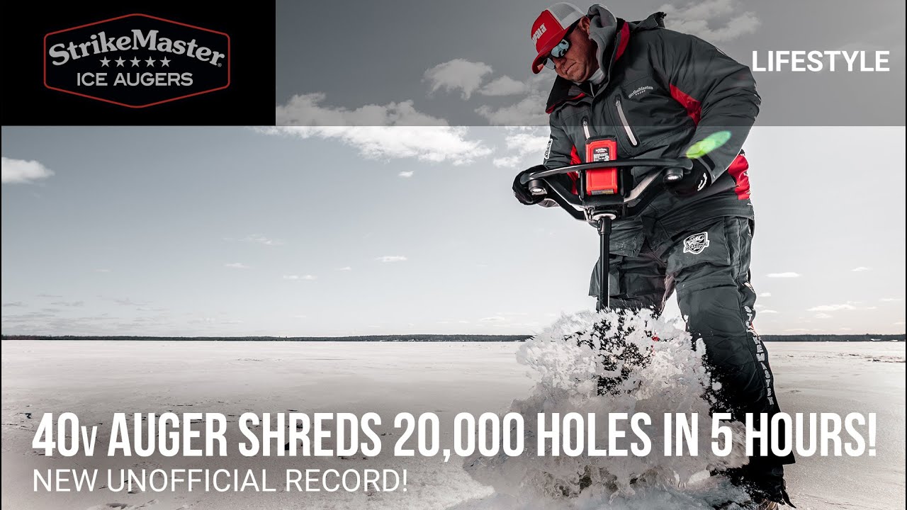 StrikeMaster® | 40v Augers Shred 20,000 Holes in 5 hours!