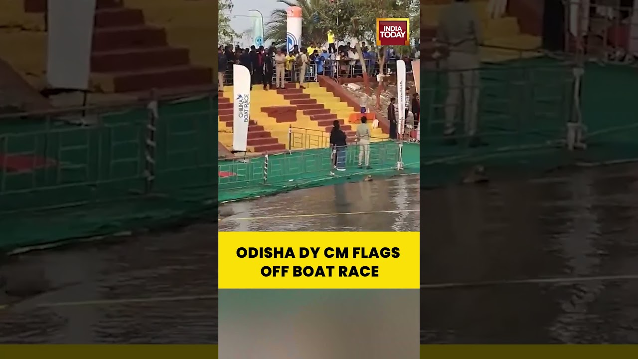 Odisha Deputy CM Pravati Parida Flags Off Chilika Boat Race | #chilikalake #odishanews #boatrace