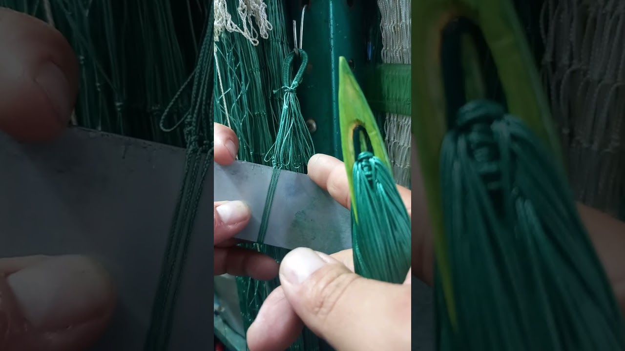 como hacer una atarraya desde cero 3era parte