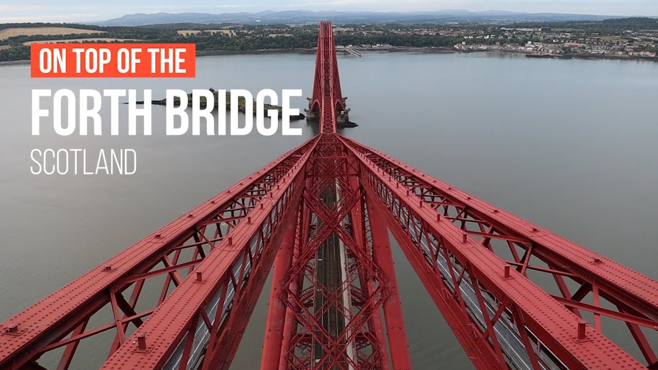 Visit to the top of the Forth Bridge, Scotland