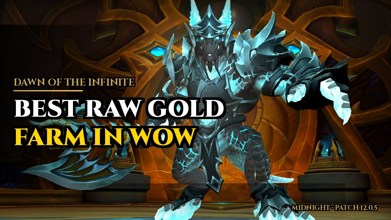 Лучший способ добычи необработанного золота в WoW Midnight