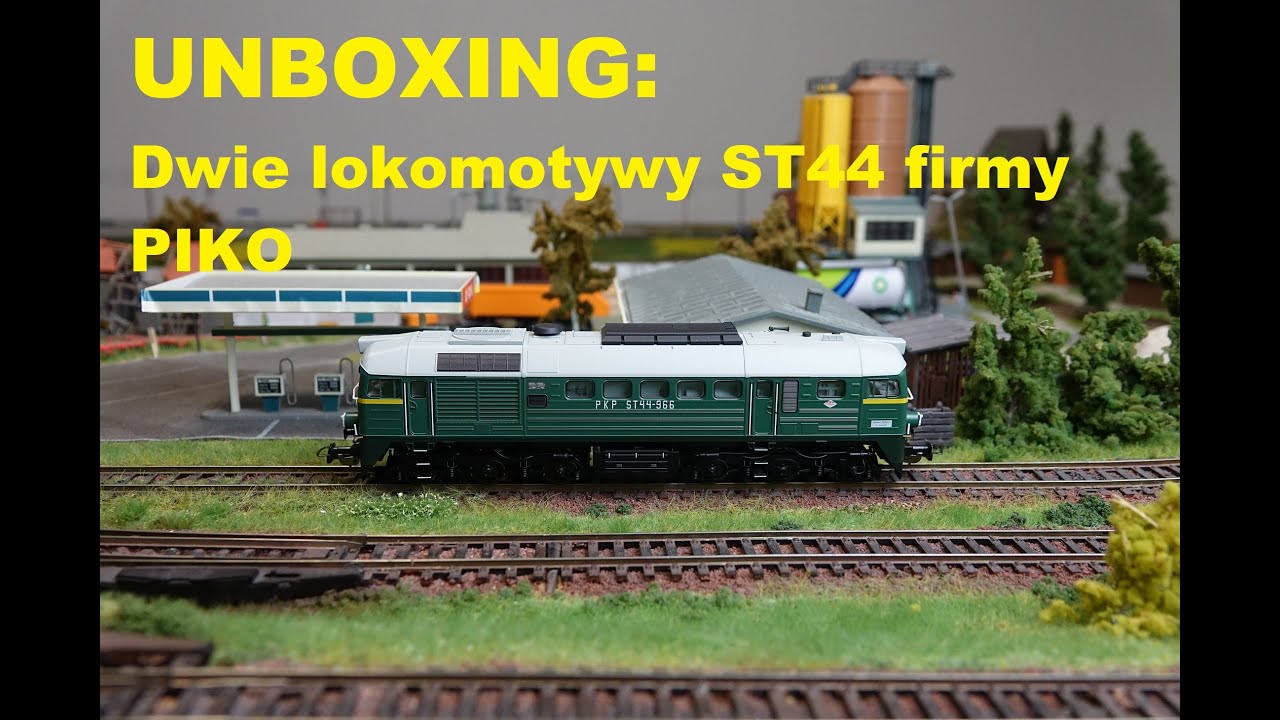 UNBOXING: Dwie lokomotywy ST44 firmy PIKO
