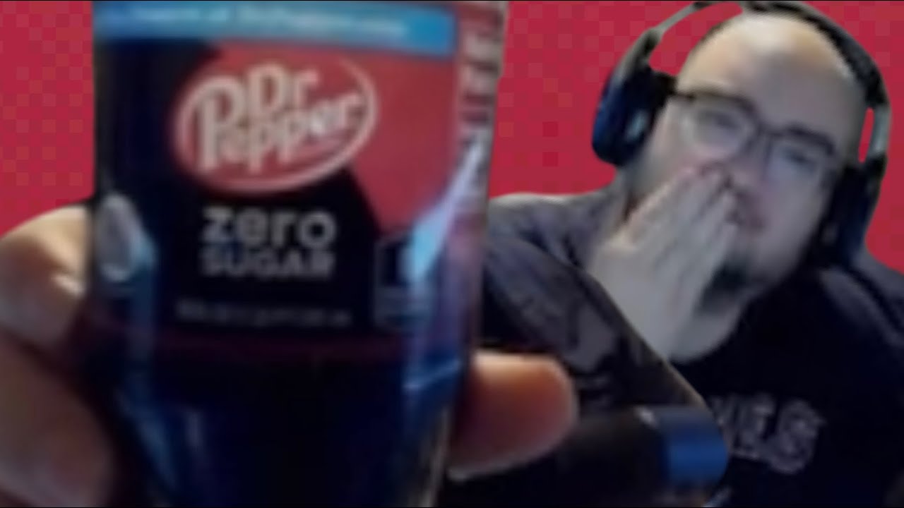 WingsOfRedemption drinks a Dr Pepper Zero Sugar | Eating is my best friend