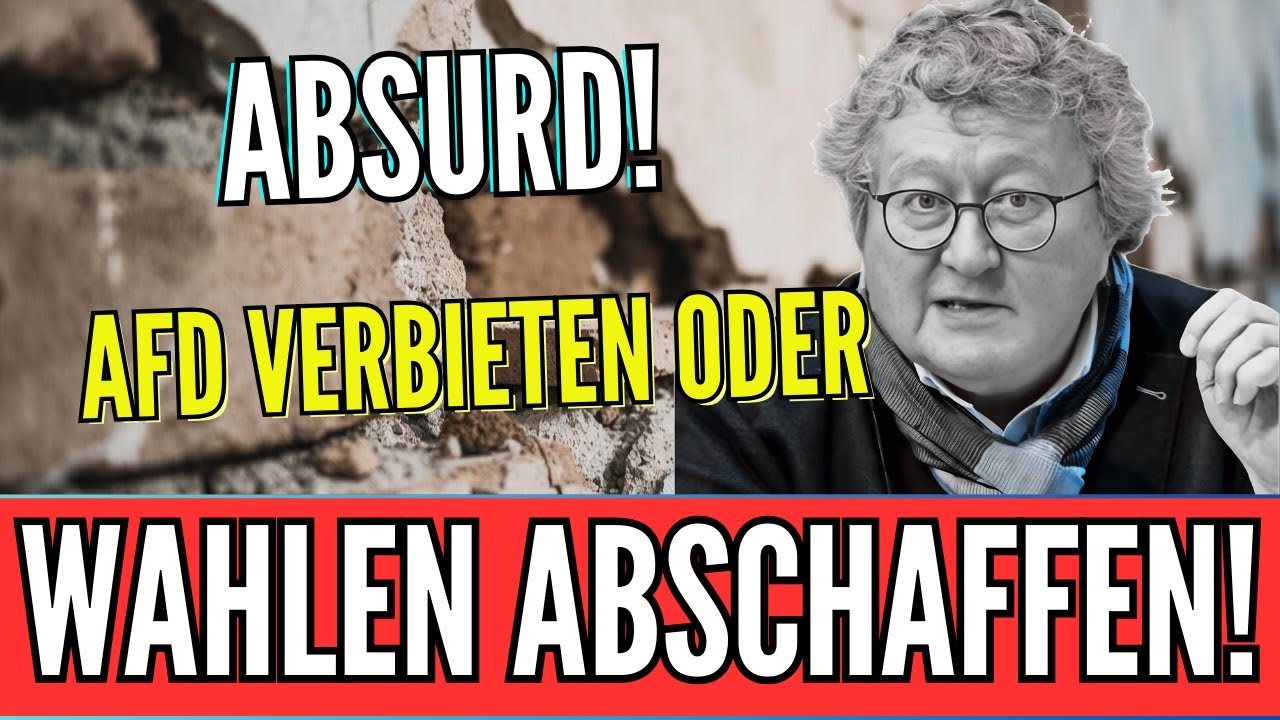 „Verbot oder Wahlen weg!“ Patzelt zerlegt Brandmauer 🔥