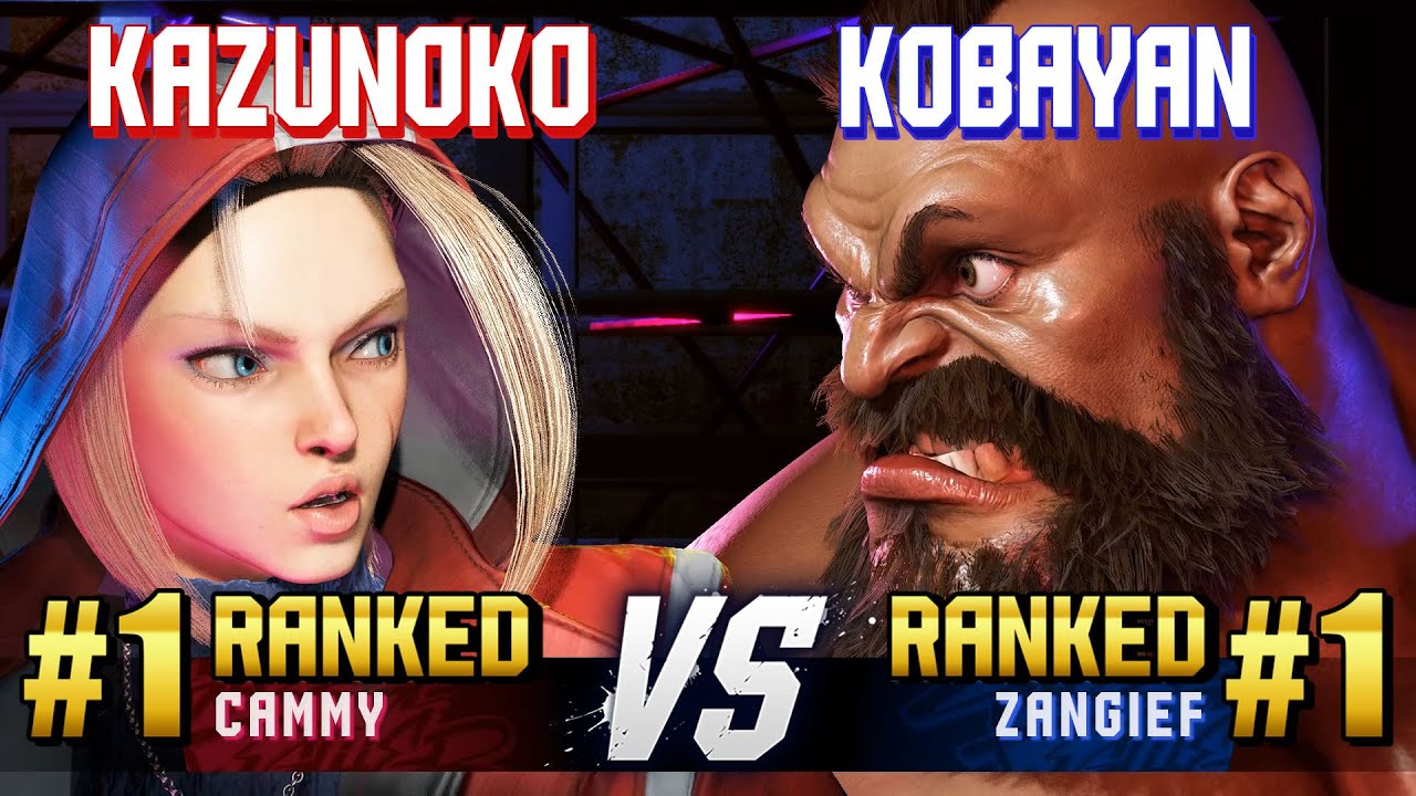 SF6 ▰ KAZUNOKO (#1 Ranked Cammy) vs KOBAYAN (#1 Ranked Zangief) ▰ High Level Gameplay