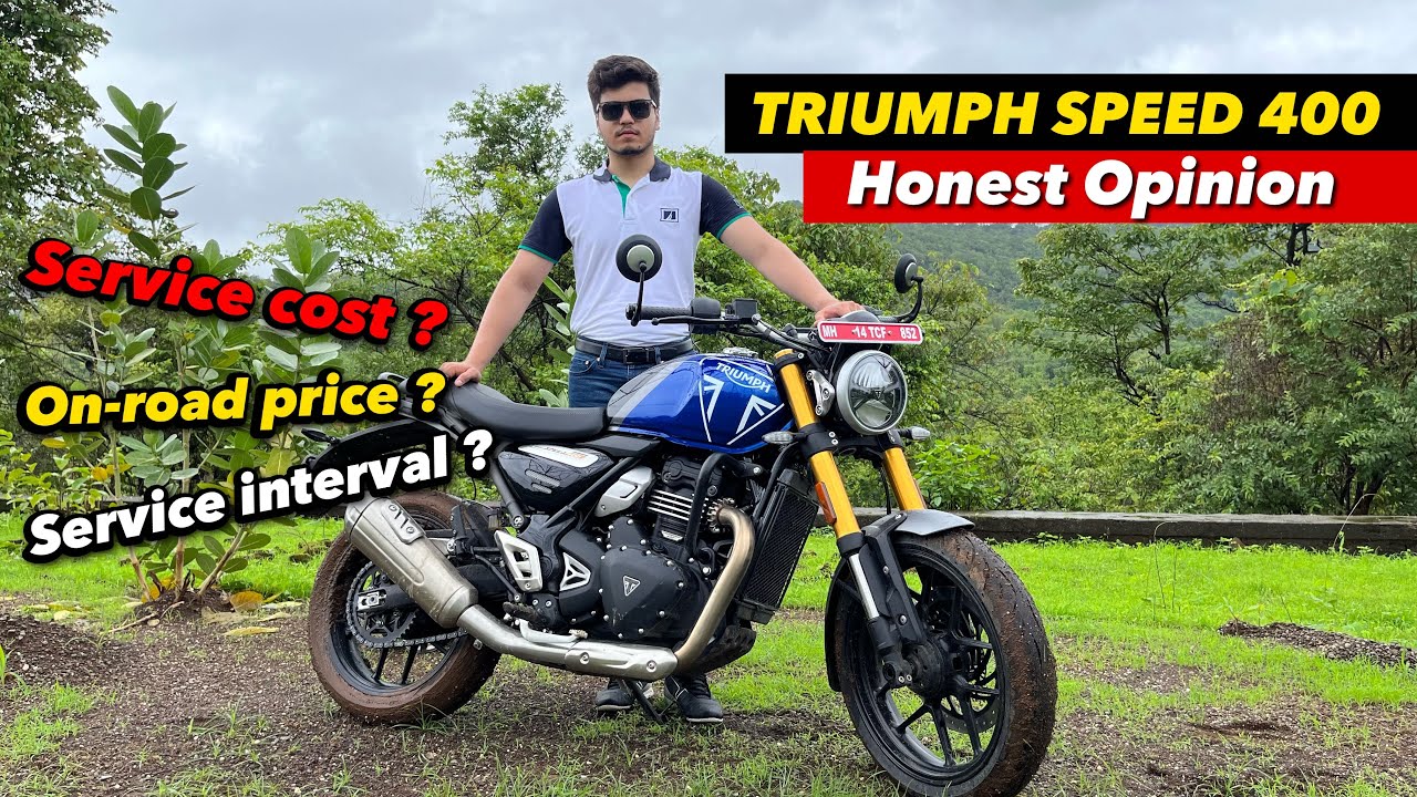 Bajaj Triumph Speed 400 First Service Cost and truth behind 16000kms service interval ?