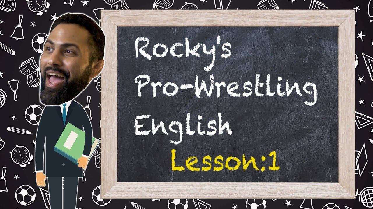 Rocky Romero's Pro-Wrestling English Class: This is awesome!