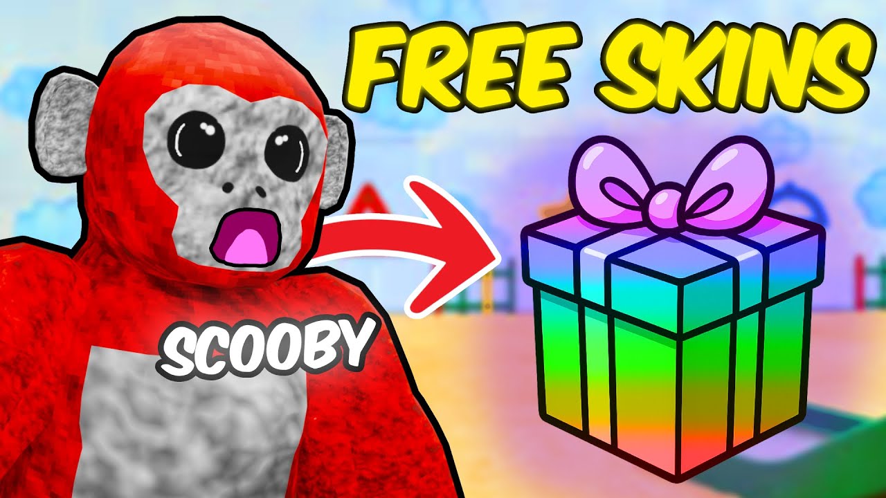 How To Get FREE SKINS in Scary Baboon...