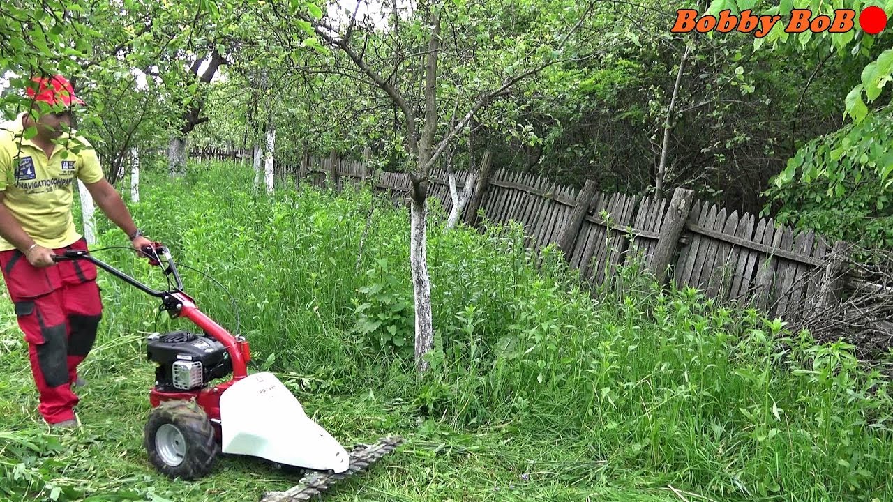 Motocoasa Rotakt cu motor Briggs & Stratton 450E 3,5Hp - prima pornire si test