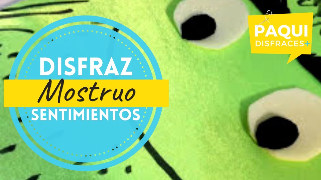Cómo hacer un disfraz de monstruo de los sentimientos