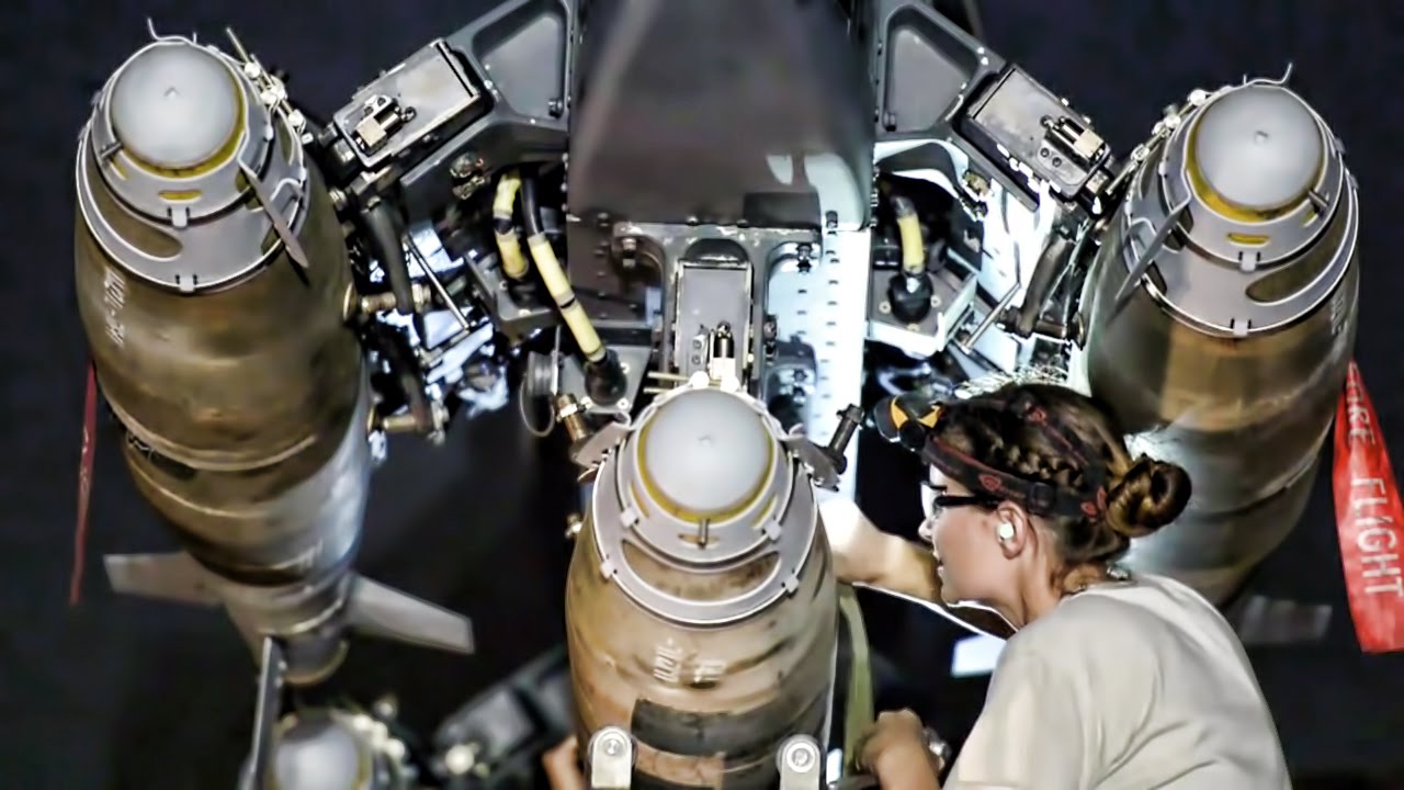 Maintainers At Al Udeid Air Base Keep B-52s Armed & Flying