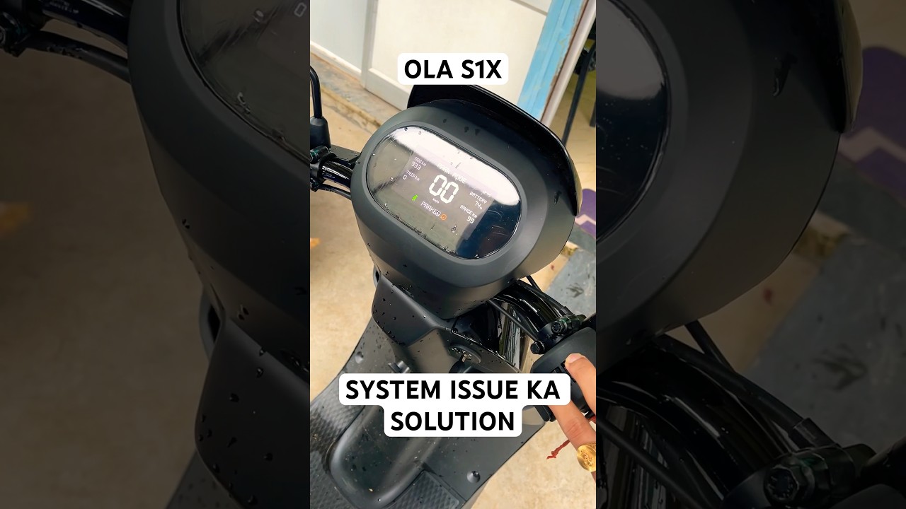 OLA S1X System Issue Problem Ka Solution #automobile #olaeletric #kanhavlogs #Olas1x #systemissue