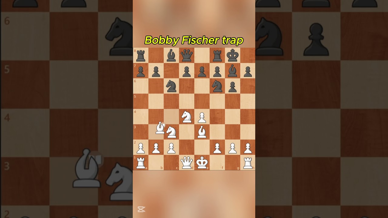 Chess traps Part 12 | Bobby Fischer Trap  | ingenious trap 💯🤯 