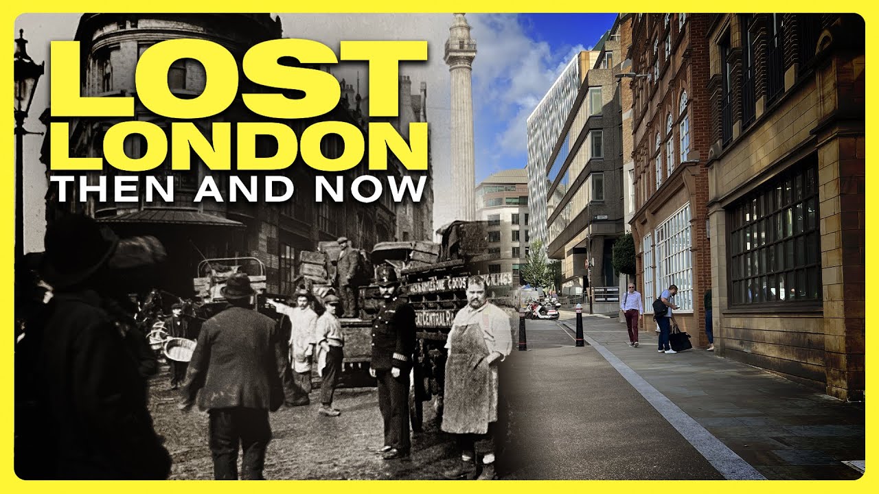 London THEN AND NOW | Time travel back to the old streets of London