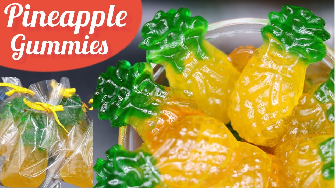 Pineapple Candy | How to make Gummy Candy | Pineapple Jelly Candy | Gummies | By Versatile Cuisines