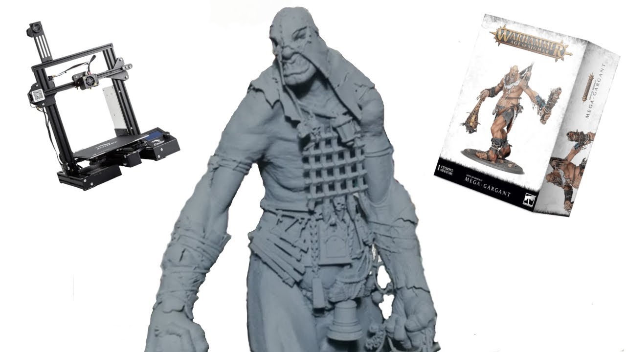 Mega-Gargant Sprue Spares and 3d Printed Giant Gatebreaker Kitbash
