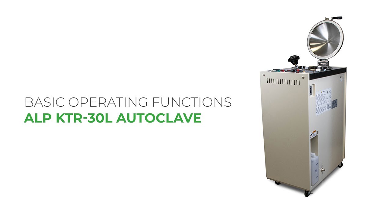 ALP KTR-30L Autoclave - Lasec® Training Video