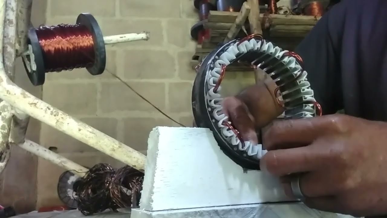 Como Rebobinar o Estator de Alternador passo a passo