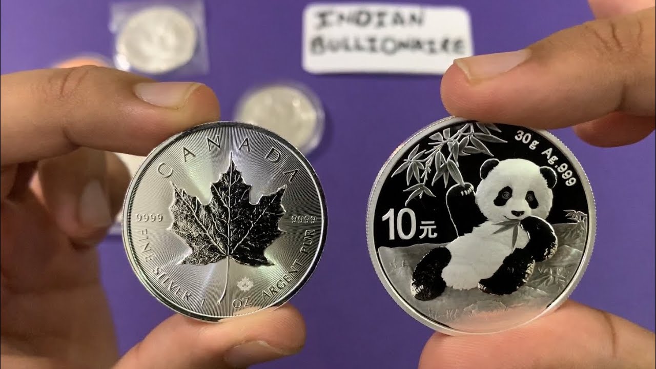 2020 Chinese Silver Panda & 2020 Canadian Maple Leaf Silver Coin | Varun Kumar