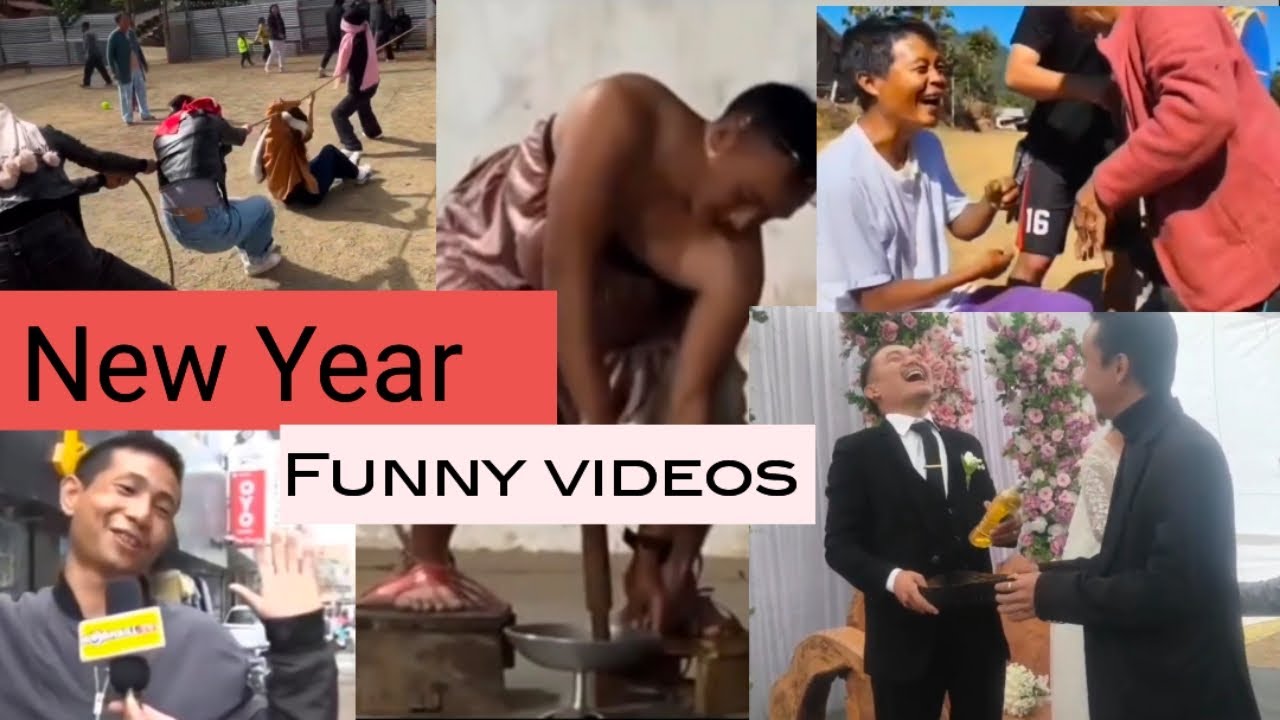 New year funny videos collection 