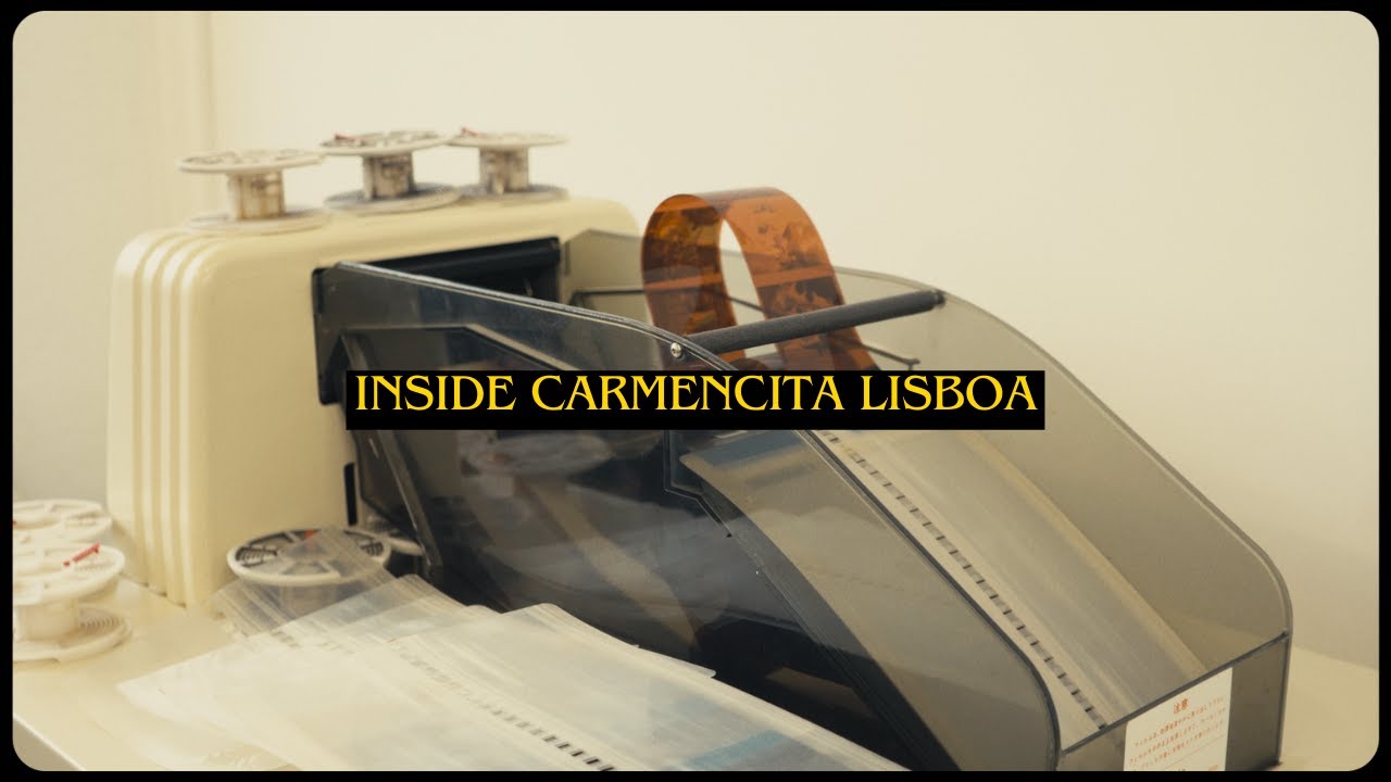 Film lab tour with Carmencita Lisboa