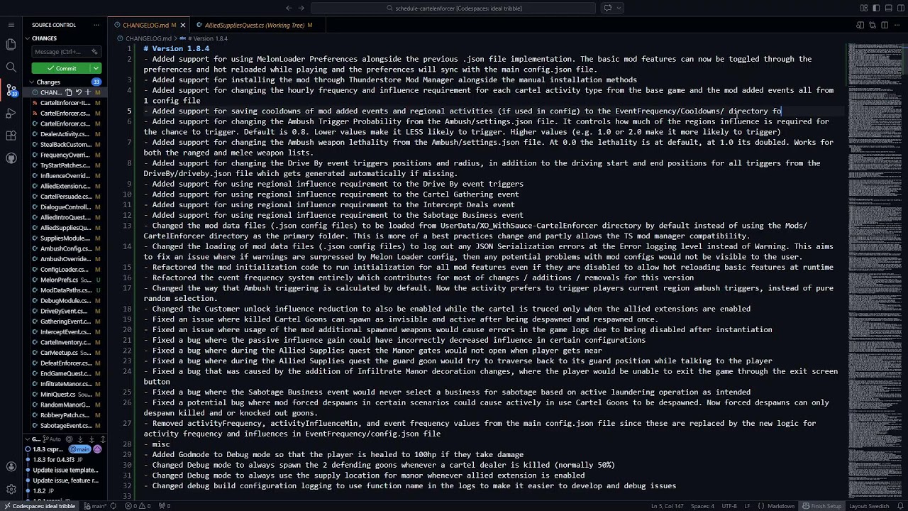Cartel Enforcer - Schedule I Mod Development