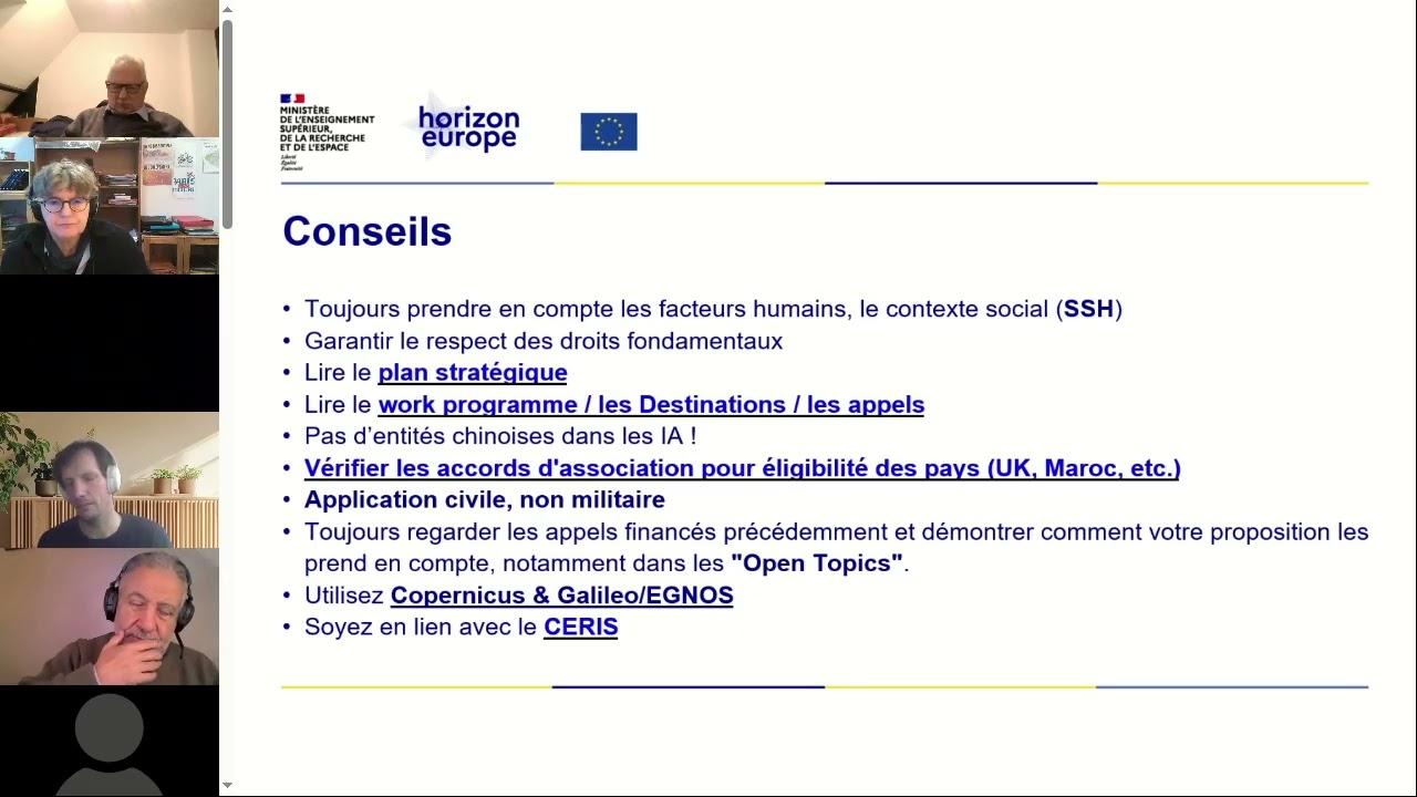 Replay Webinaire Cluster 3 FCT BM RI - 08 janvier 2026