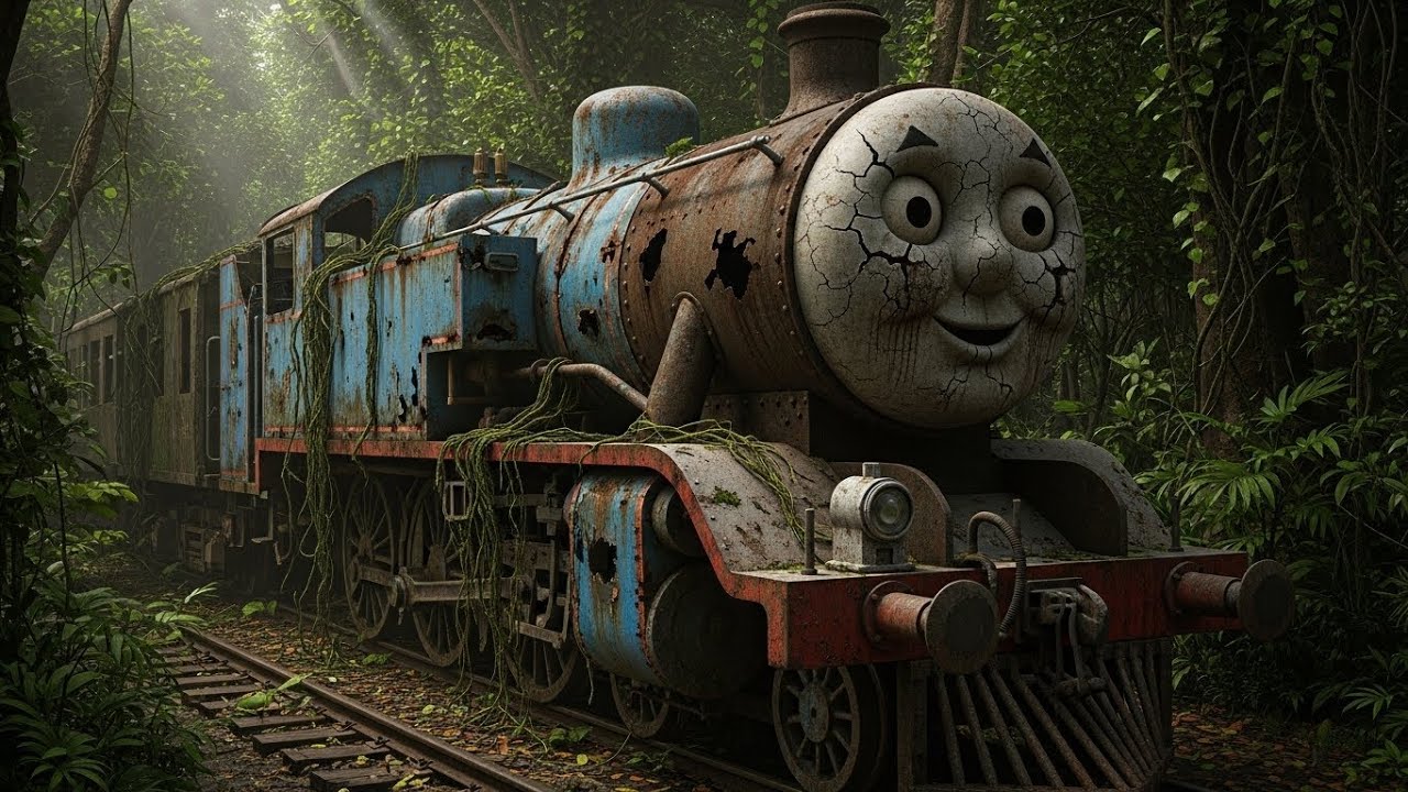 “Abandoned for 50 Years – Full Restoration of 5 Thomas the Tank Engine Locomotives”