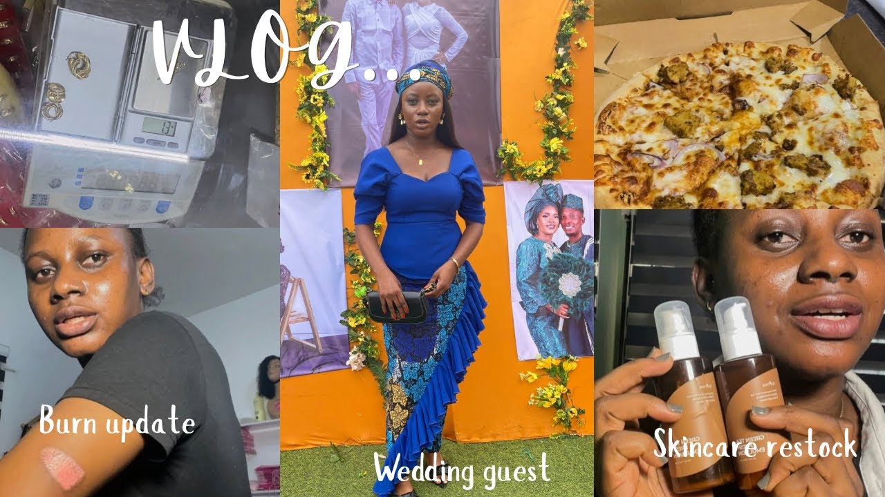 Weekend in my Nigerian Life 🍃 | Gold shopping | Wedding guest, Cleaning service