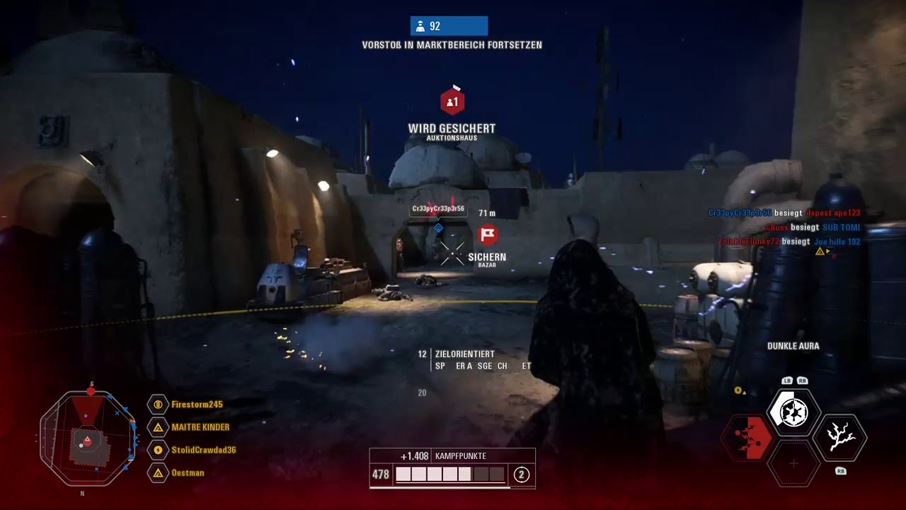 88 Palatine Killstreak | Tatooine | Star Wars Battlefront II
