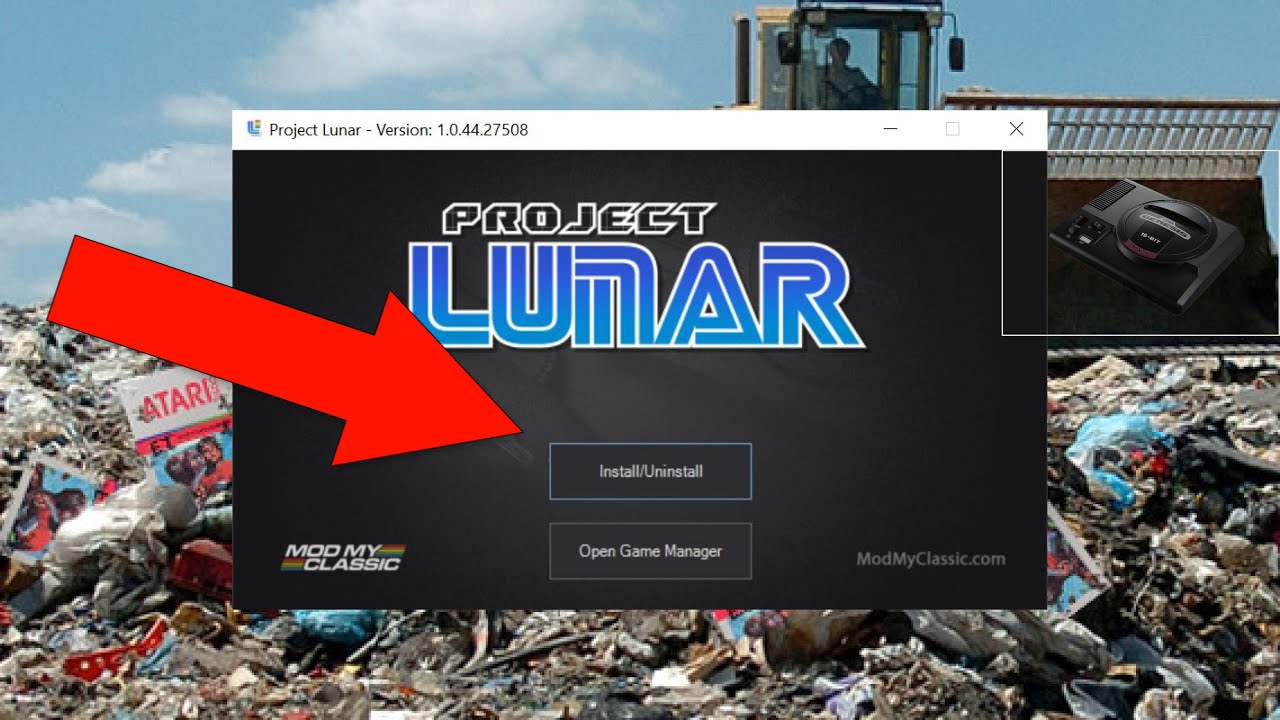 How to UNINSTALL Project Lunar on your Sega Genesis or Mega Drive Mini