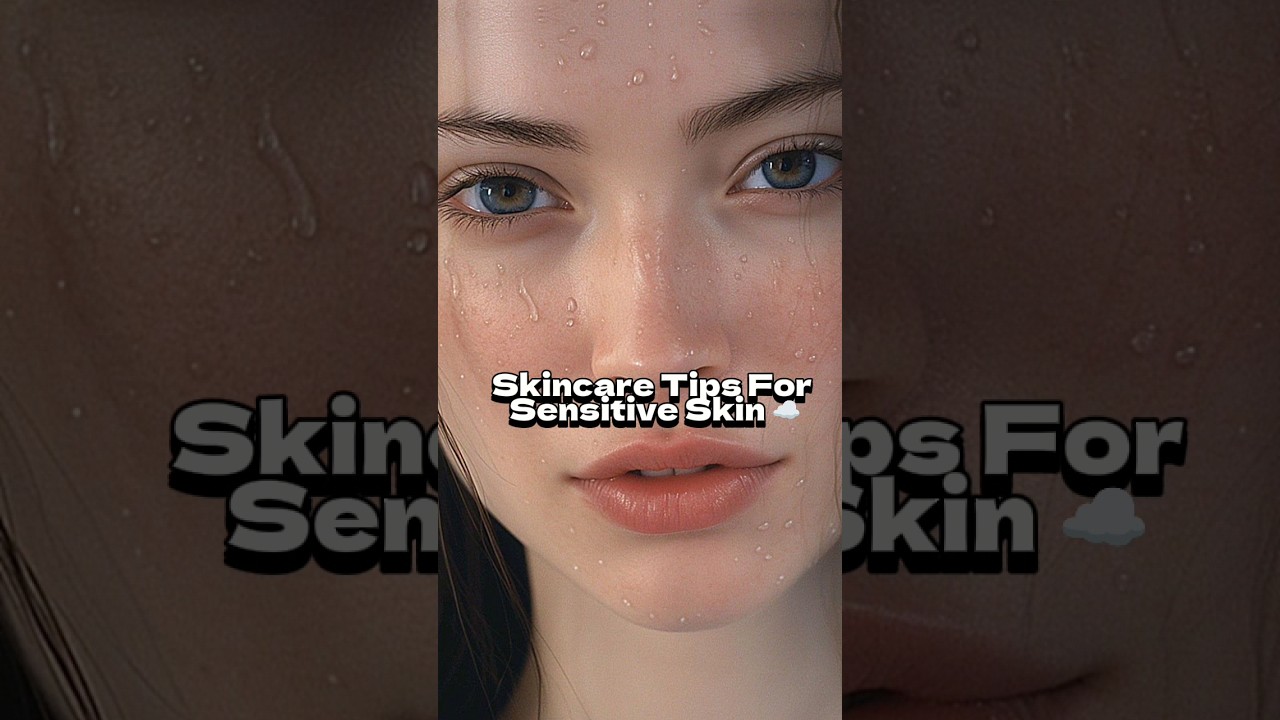 Skincare tips for Sensitive Skin ☁️ #sensitiveskin #skincare #sensitiveskincare