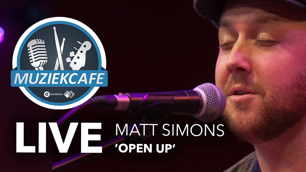 Matt Simons - 'Open Up' live bij Muziekcaf&eacute;