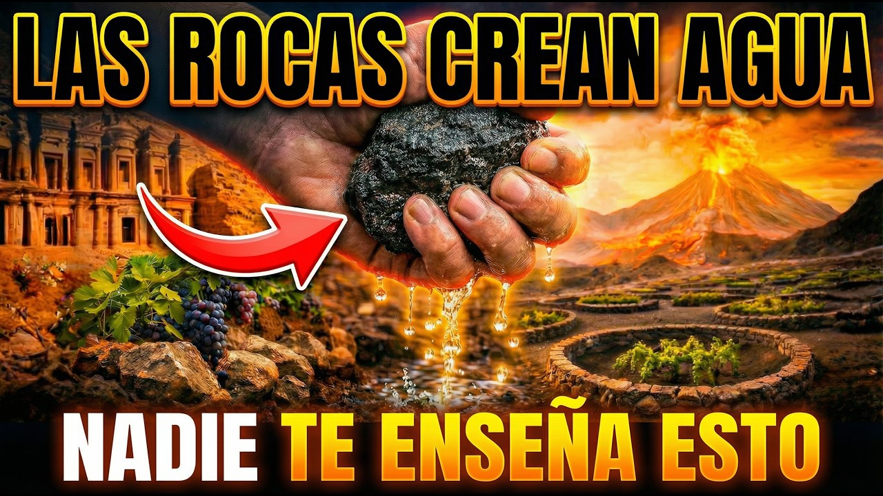 Estas Rocas Crean Agua del Aire. Sin Riego por 2,000 Años. ¿Por Qué Nadie Enseña Esto?