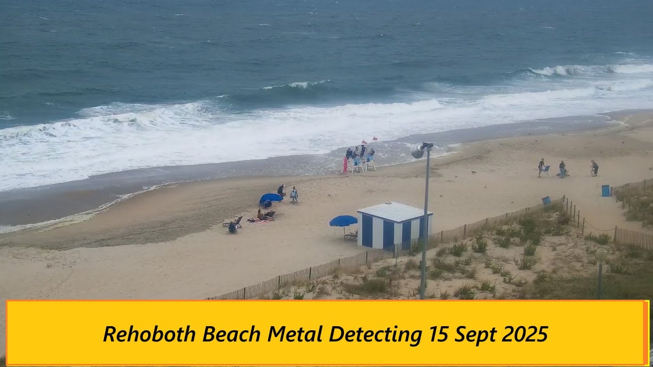 Metal Detecting Rehoboth Beach 15 Sept 2025