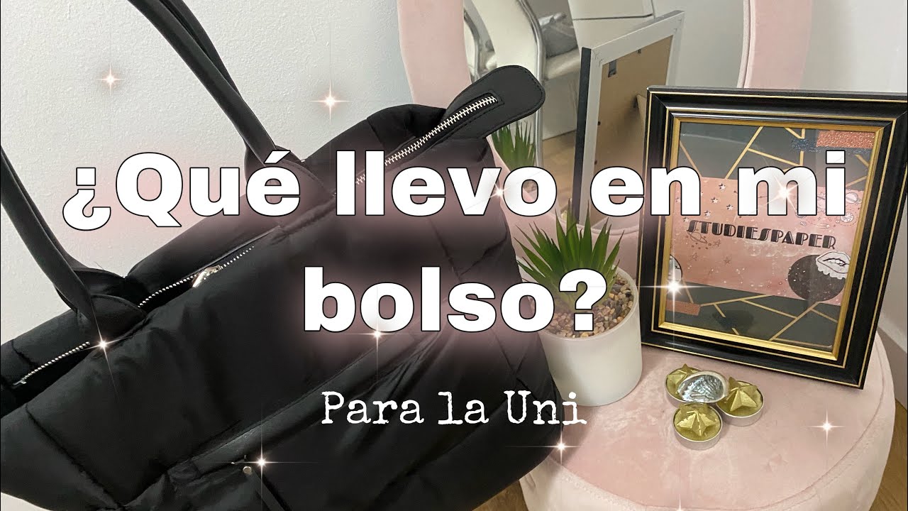 ✨¿Qué llevo en el bolso para la universidad?✨| STUDIESPAPER