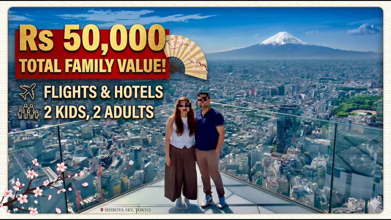 How we planned within Rs 50000 for Flights and Hotels in Japan? Day 1