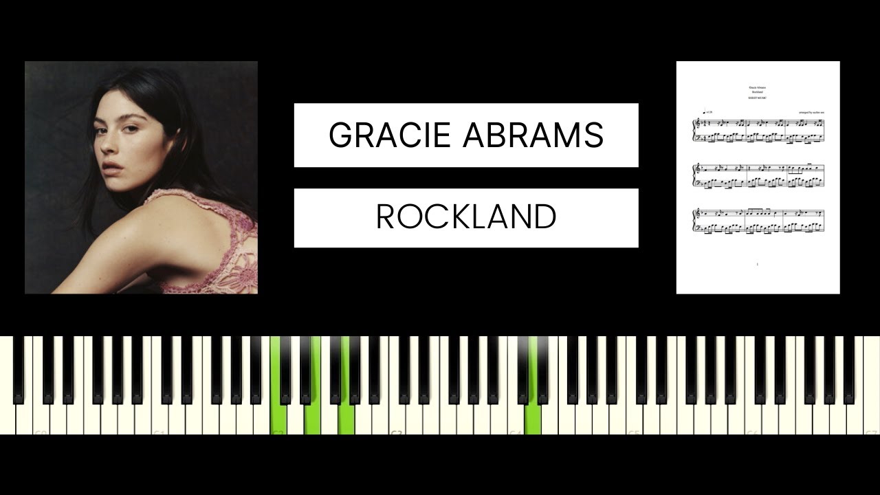 Gracie Abrams - Rockland (BEST PIANO TUTORIAL & COVER)