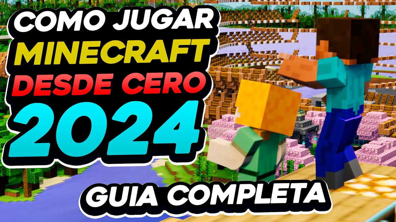 COMO JUGAR A MINECRAFT DESDE CERO 2024 (Desde como craftear a derrotar al dragón con END GAME)