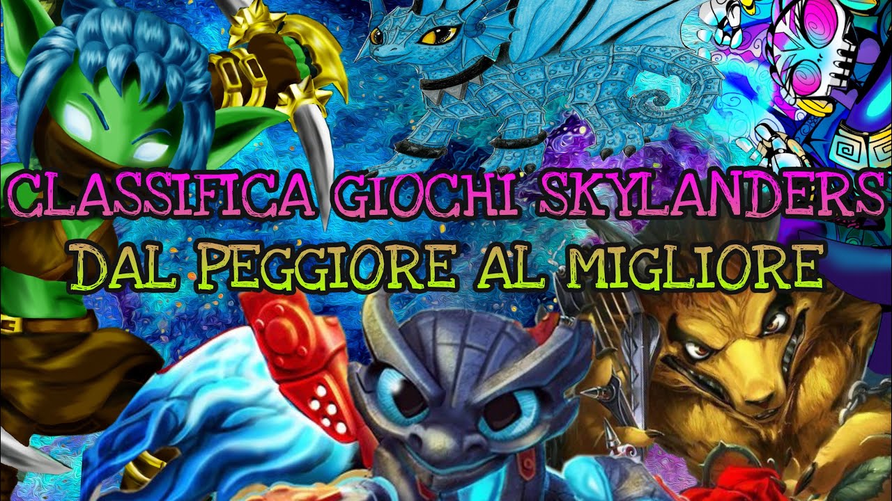 Classifica Giochi Skylanders - Dal Peggiore al Migliore