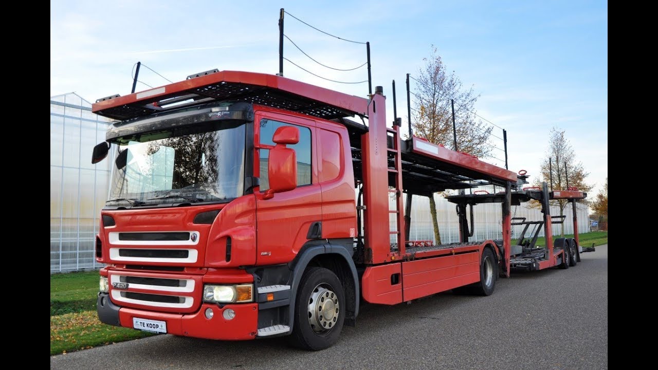 Verkocht - sold - verkauft - vendu -  Scania R420 K&auml;ssbohrer Cartransporter