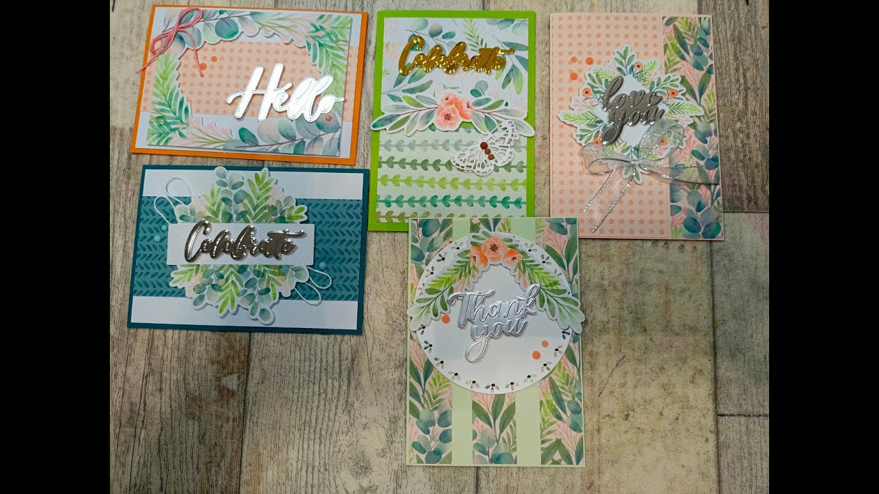 Frames & Flowers 5 Card Class Stampin' Up!