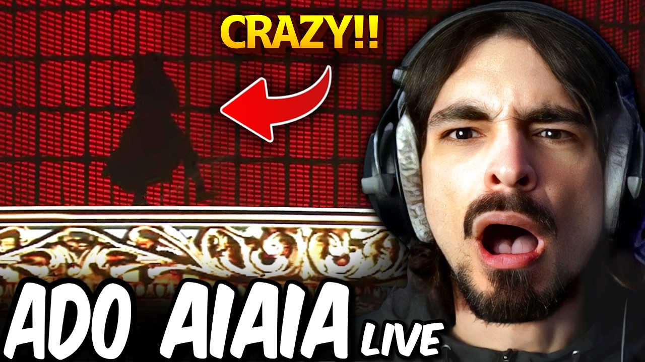 ADO THE QUEEN!! | Ado - AiAiA / アイ・アイ・ア  live ver. (Reaction) | Guitarist reacts to
