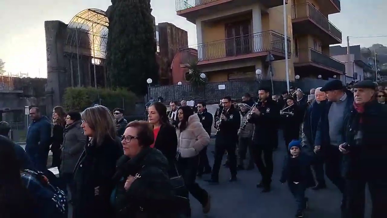 VIAGRANDE, 1 GENNAIO 2025 - APERTURA DEI FESTEGGIAMENTI DI SAN MAURO ABATE
