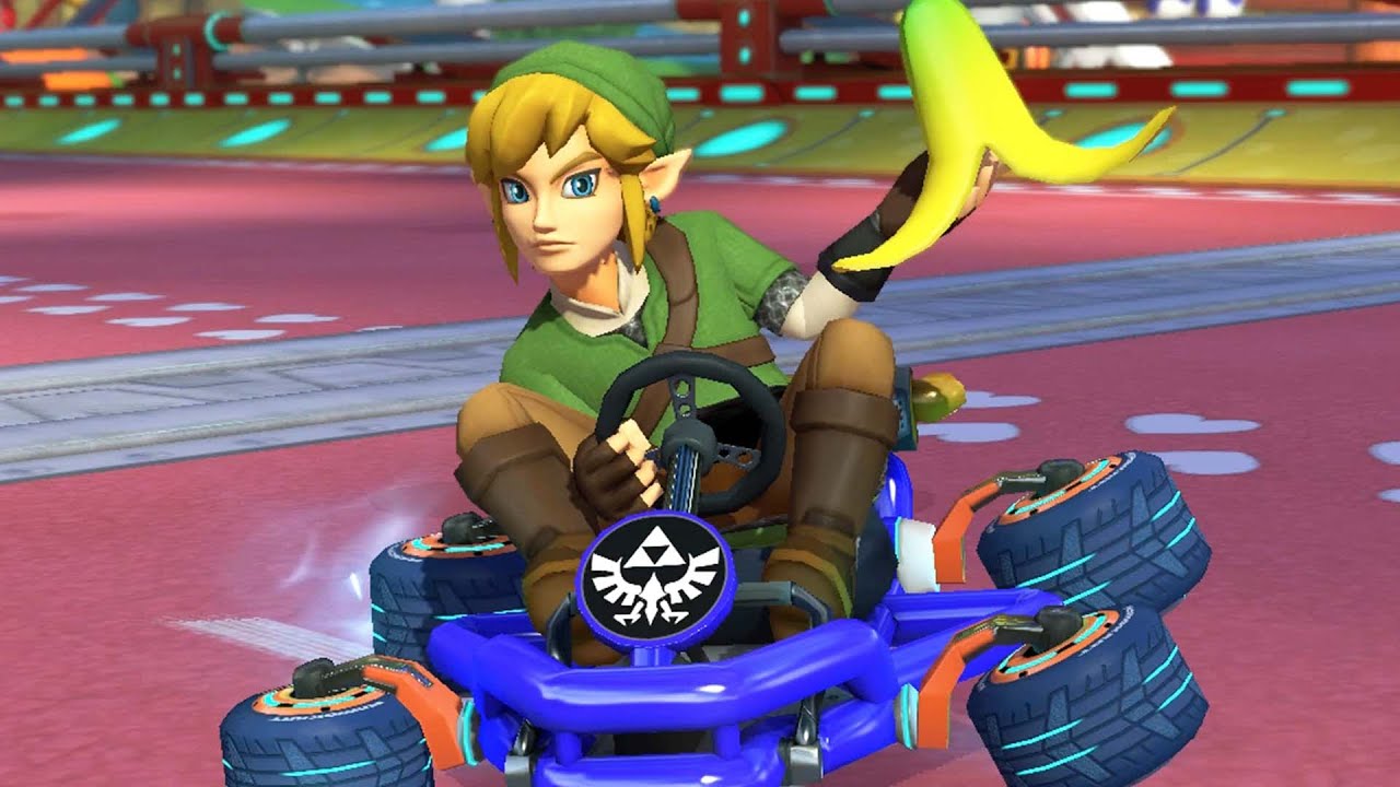 Mario Kart 8 - 200cc Crossing Cup (Link Gameplay)