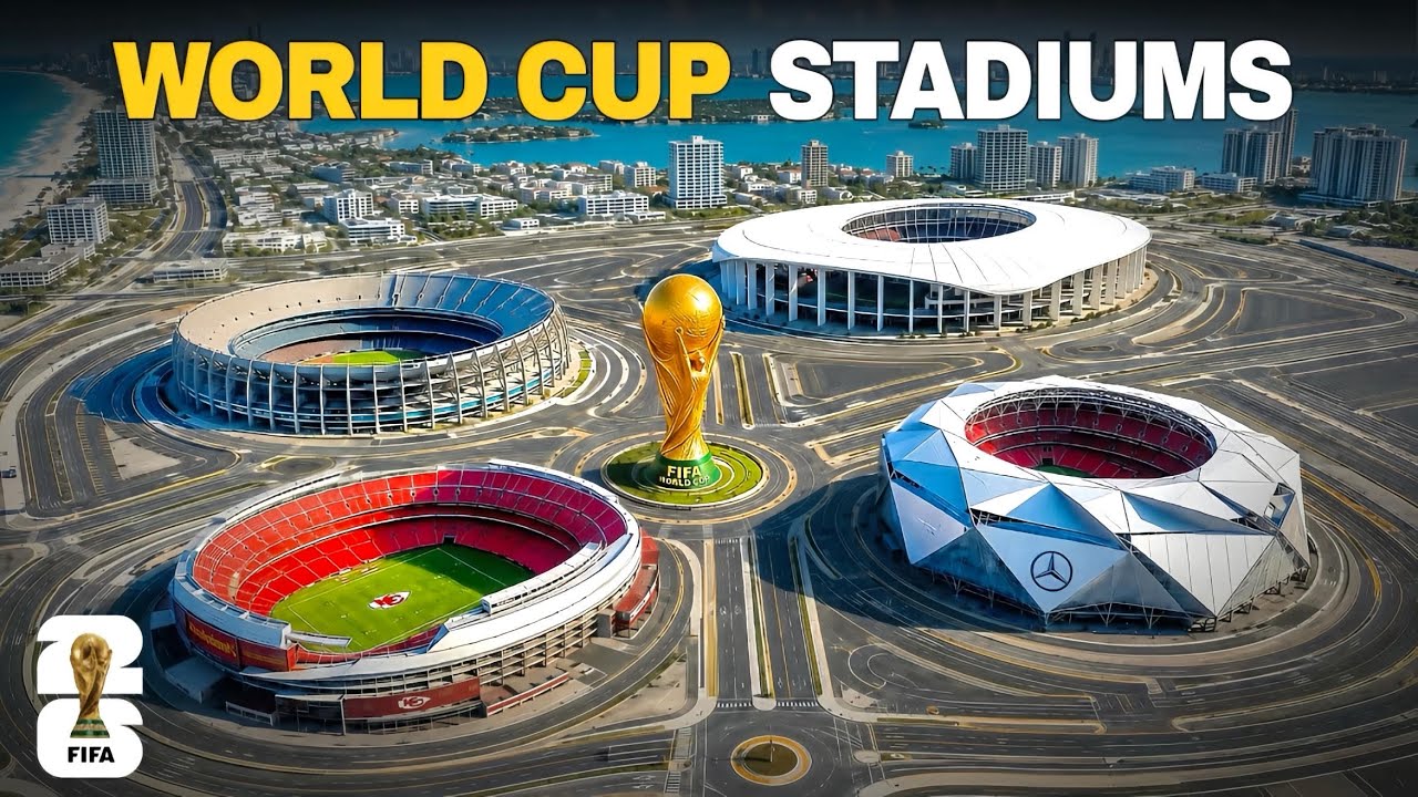Все стадионы Чемпионата мира 2026 изнутри