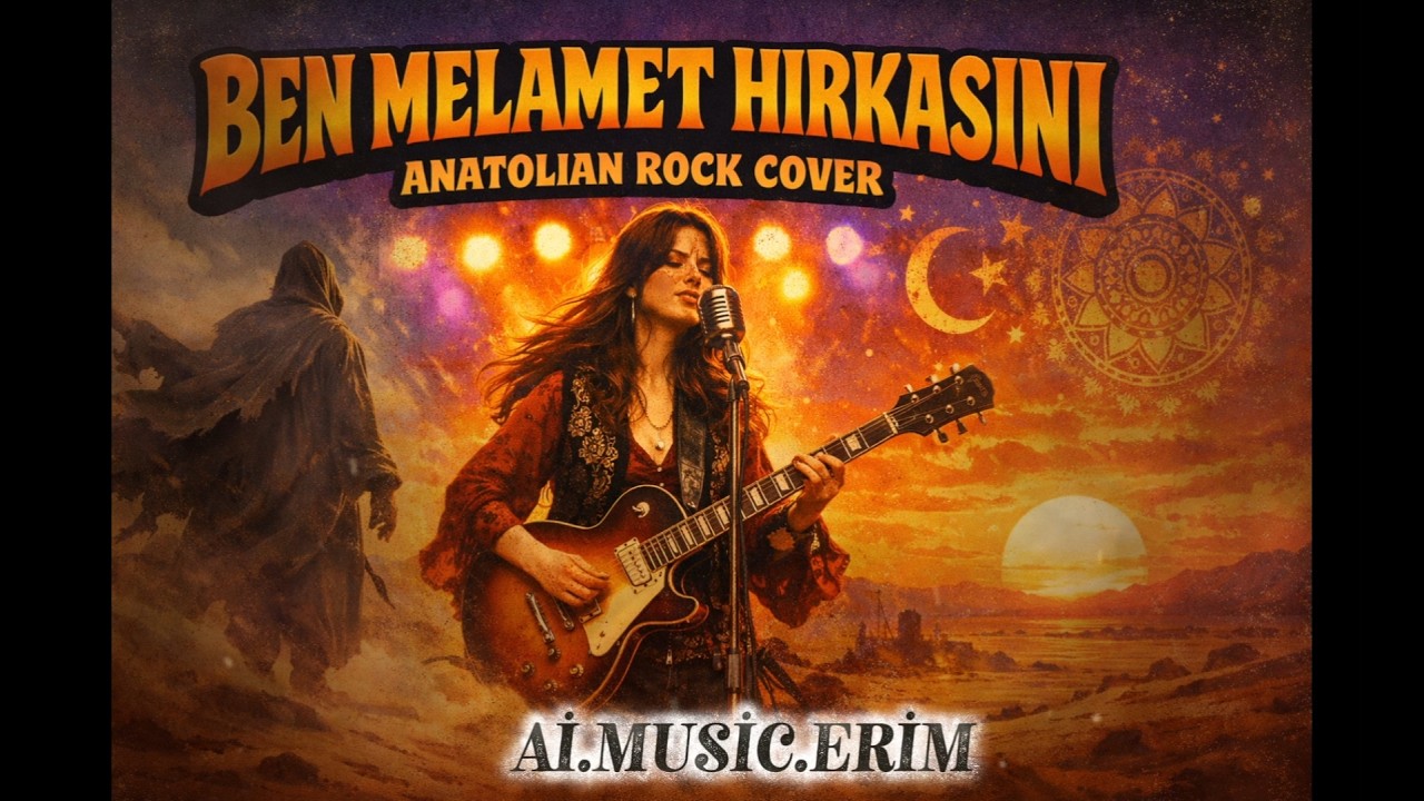 Ben Melamet Hırkasını – Psychedelic Anatolian Rock Cover @Ai.Music.Erim.1