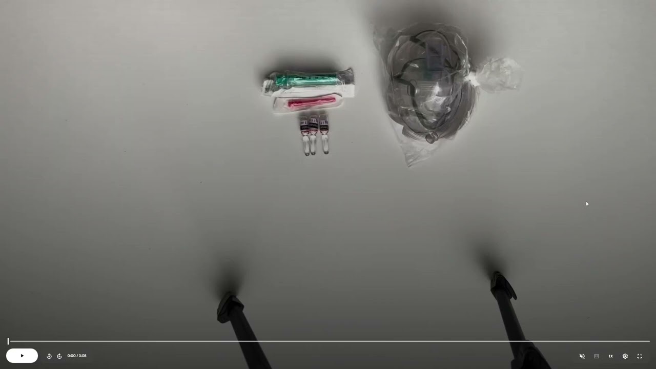 Vorbereitung einer Verneblermaske