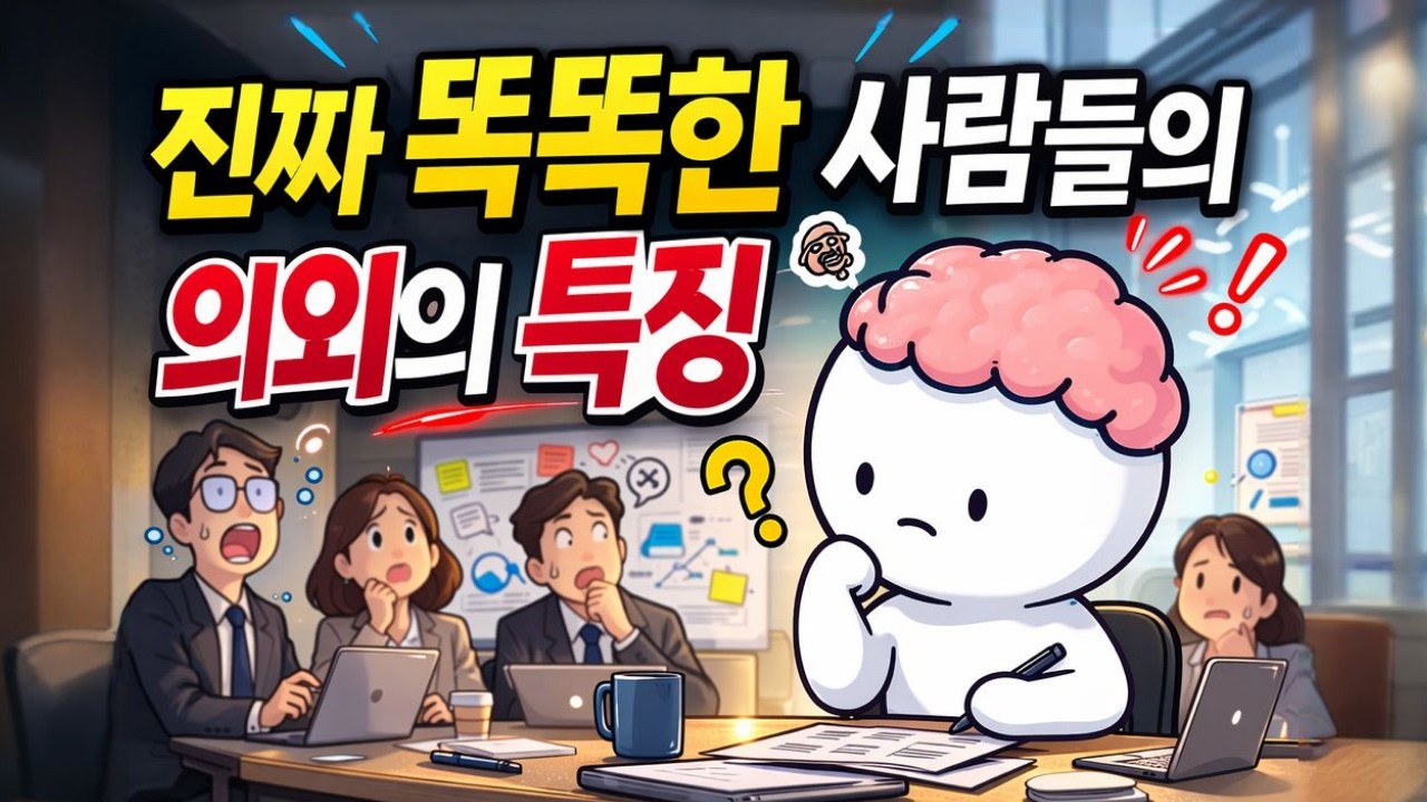 IQ 점수보다 무서운 '진짜 똑똑한 사람'의 소름 돋는 특징 5가지
