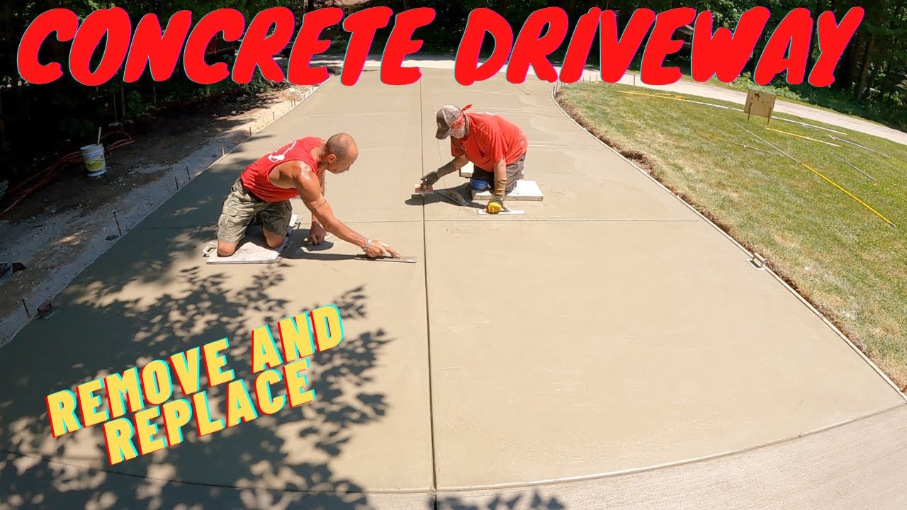 Remove and replace driveway-Start to finish
